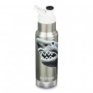Isolierte Trinkflasche Kinder "Shark" 355 ml mit Sport Cap - Klean Kanteen