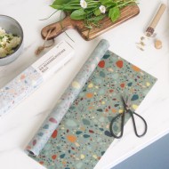 Bio-Bienenwachstuch-Rolle - Terrazzo
