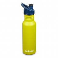 Klean Kanteen Classic "Green Apple" 532 ml mit Sport Cap - Trinkflasche
