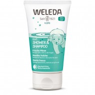 Kids 2in1 Shower & Shampoo Frische Minze Weleda