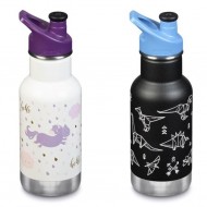 Klean Kanteen Kid Classic 355 ml mit Sport Cap - Isolierte Trinkflasche