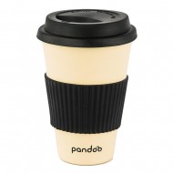 Bambus Kaffeebecher - weiss