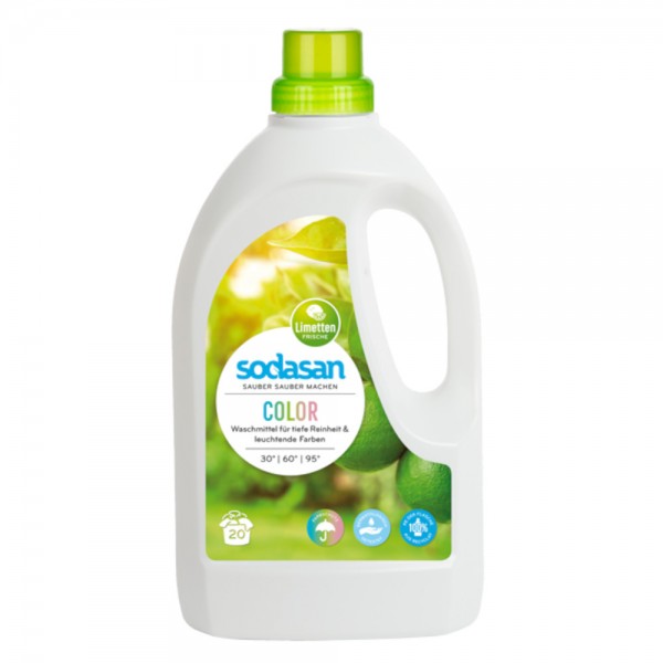 Color Flüssigwaschmittel Limette Sodasan
