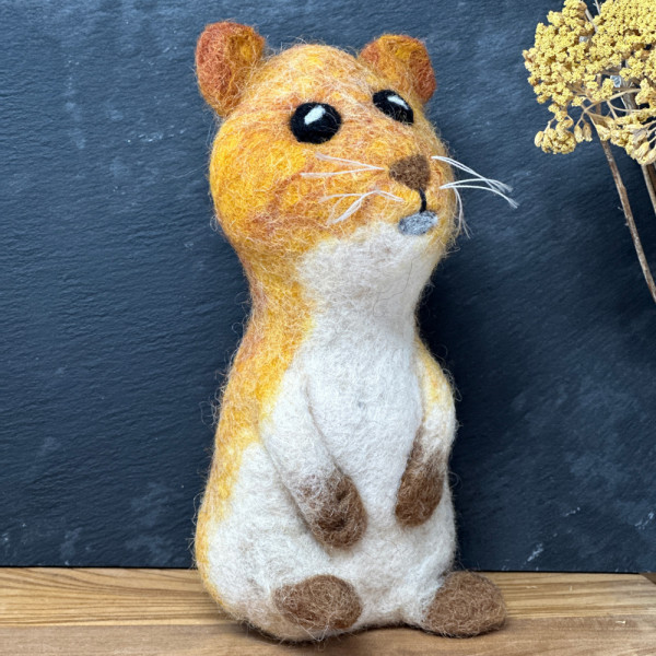 Eierwärmer aus Filz - Hamster
