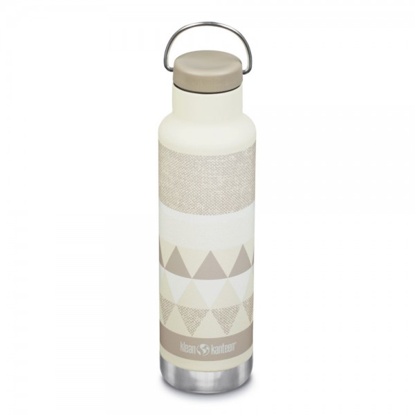 Isolierte Trinkflasche Classic "Salt Flats" 592 ml mit Loop Cap - Klean Kanteen