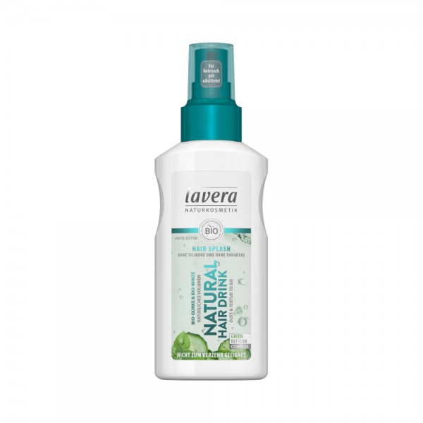 Natural Hair Drink Hair Splash Gurke Minze (MHD 01.08.2021) Lavera