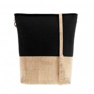 UlStO Handtasche Pectina - schwarz-natur
