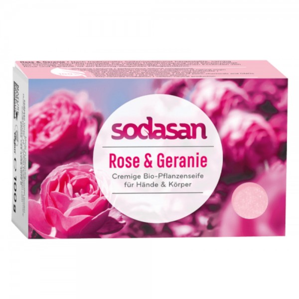 Bio-Seife Rose & Geranie Sodasan