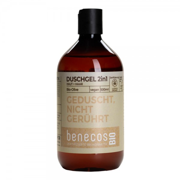 Flüssiges 2in1 Duschgel und Shampoo Olive - Benecos
