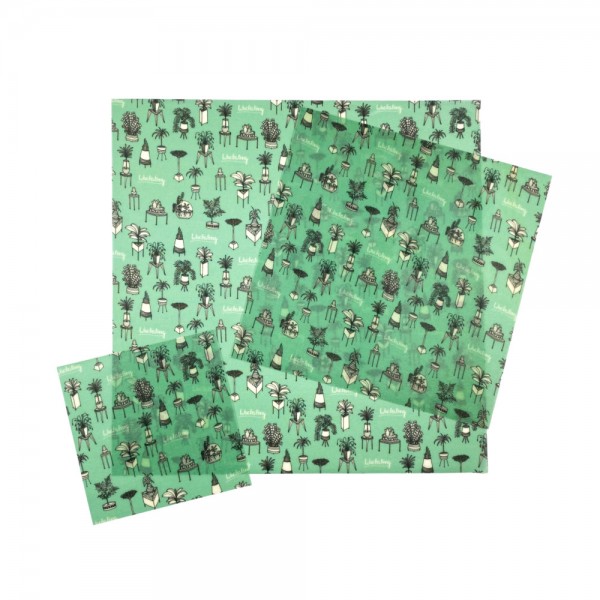 Bienenwachstücher Zimmeroase - Größe S/M/L