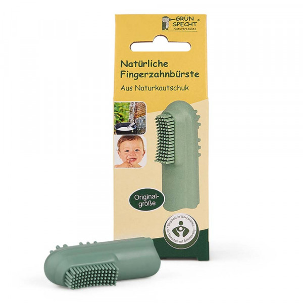 Fingerzahnbürste aus Naturkautschuk