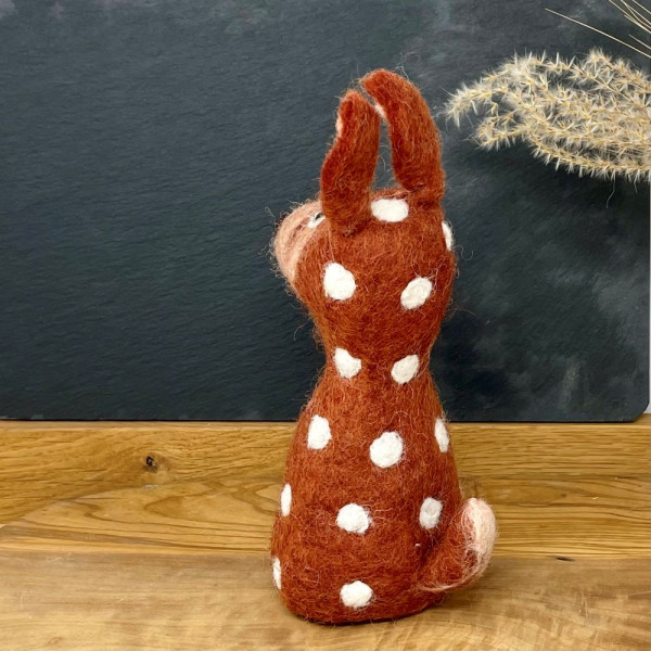 Eierwärmer aus Filz - Reh