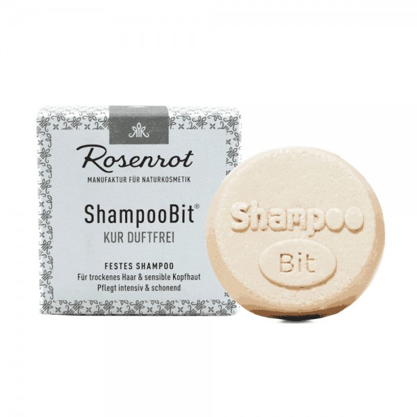 Rosenrot ShampooBit trockenes Haar - Kur duftfrei