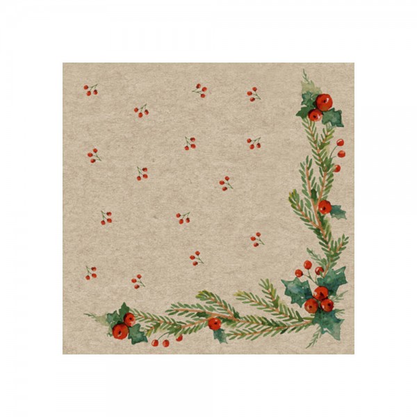 Serviette "Mistel " - 100 % Recycling