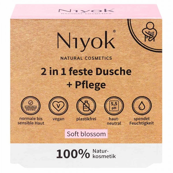 2in1 feste Dusche + Pflege - Soft Blossom