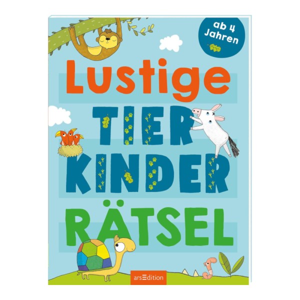 Lustige Tierkinder Rätsel - ab 4 Jahren