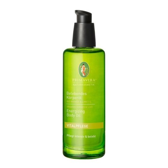 Belebendes Körperöl Bio Ingwer & Limette Primavera