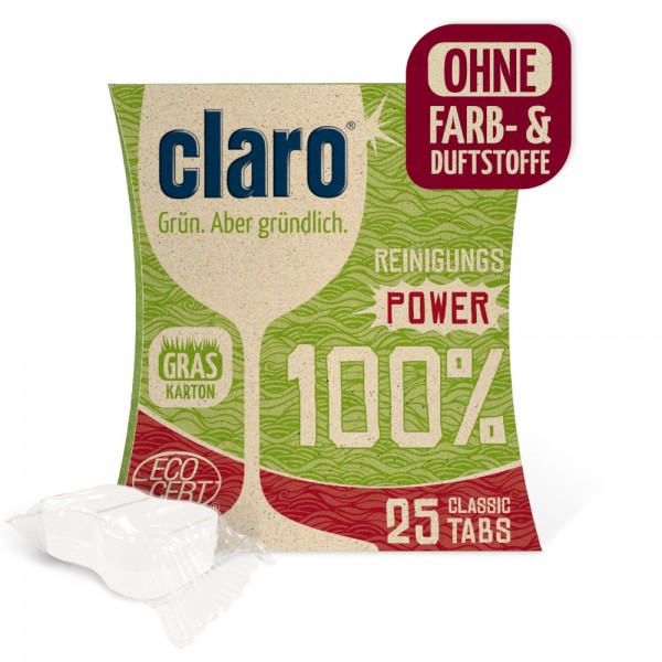 Geschirrspültabs Claro - 25 Stk.