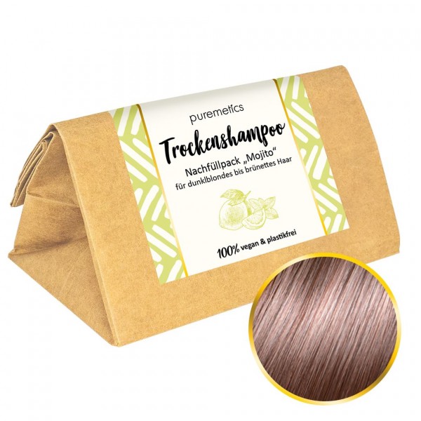 Nachfüllpack Trockenshampoo dunkelblondes bis brünettes Haar - Mojito