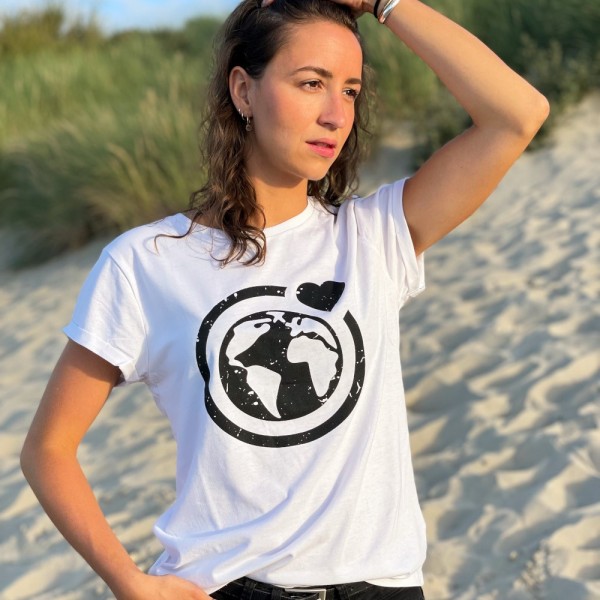 T-Shirt Große Murmel - weiß