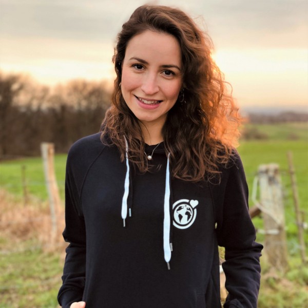Unisex Hoodie Kleine Murmel - dunkelblau