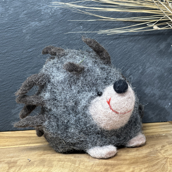Eierwärmer aus Filz - Igel