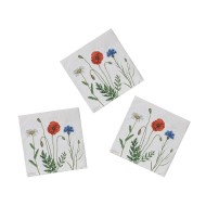 Servietten "Blumen" aus Recyclingpapier