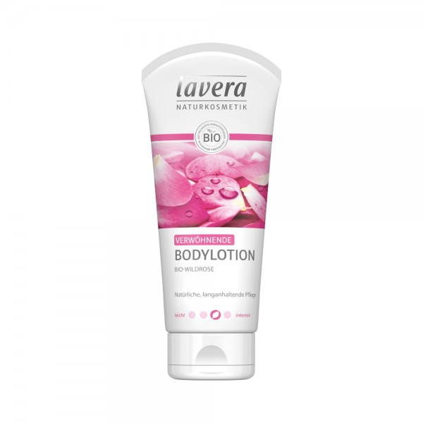 Verwöhnende Bodylotion Bio Wildrose Lavera