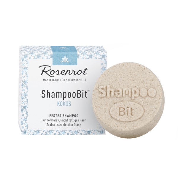 Rosenrot ShampooBit fettiges Haar - Kokos-Vanille