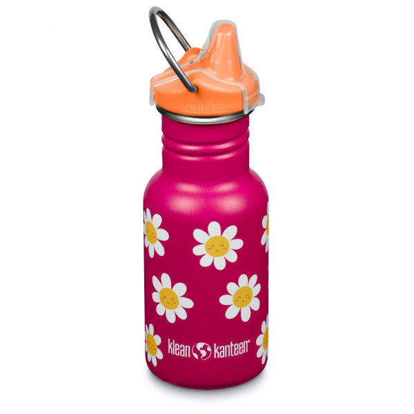 Trinkflasche Kinder "Flowers" mit Sippy Cap Klean Kanteen