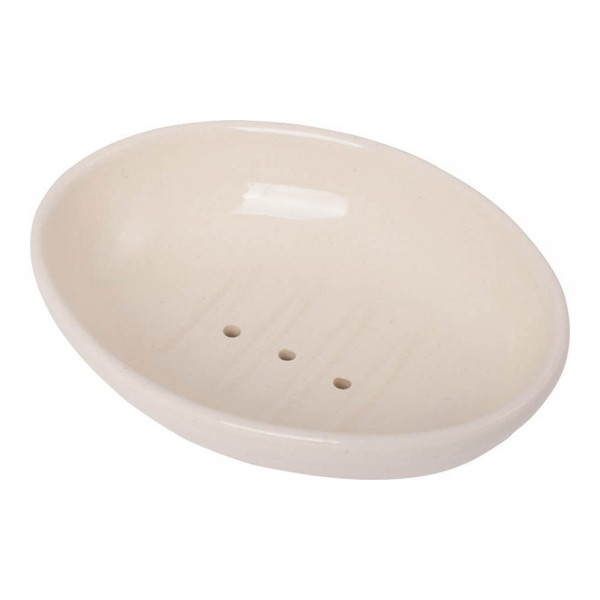 Seifenschale Keramik - beige