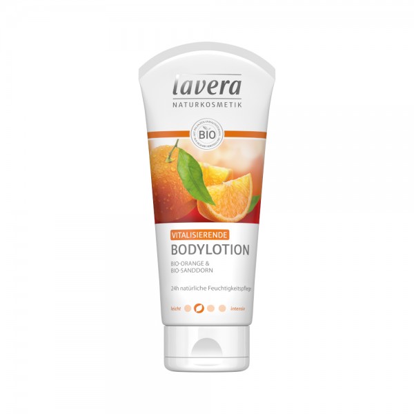 Vitalisierende Bodylotion Bio Orange-Sanddorn Lavera