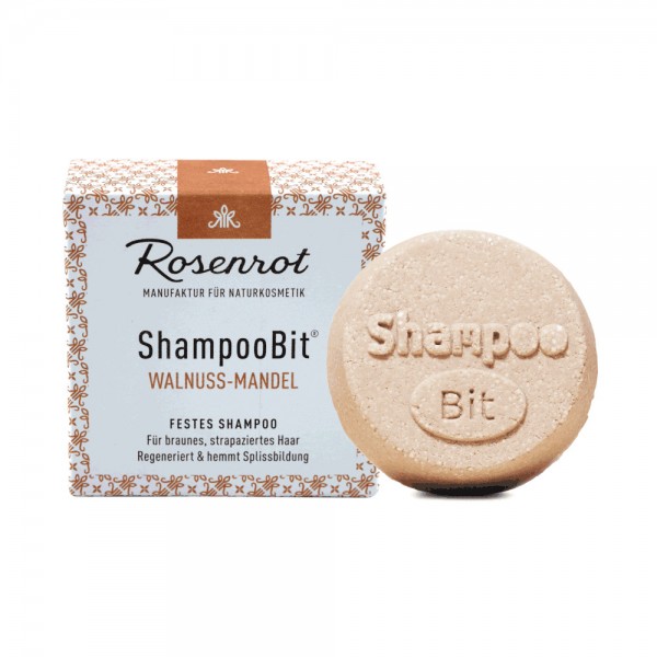 Rosenrot ShampooBit dunkles Haar - Walnuss-Mandel