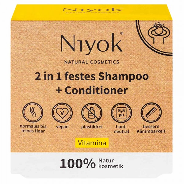 2in1 festes Shampoo + Conditioner - Vitamina