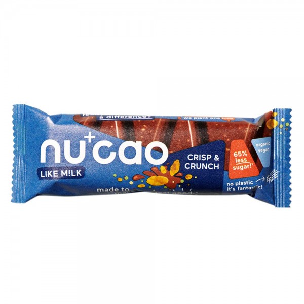nucao - Crisp & Crunch Schokoriegel vegan