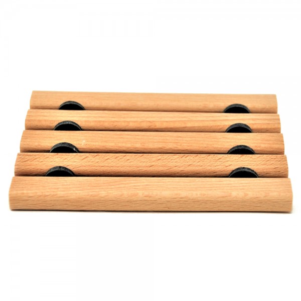 Seifenunterlage Holz - eckig