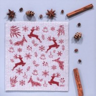 Schwammtuch "Christmas Deer"