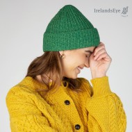 Strickmütze aus Wolle - Grün