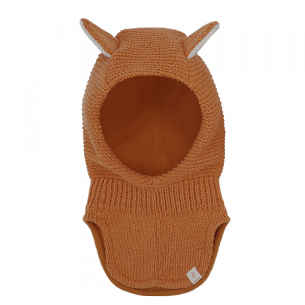Kleinkind-Schlupfmütze mit Windstopper-Halsteil - Fuchsohren