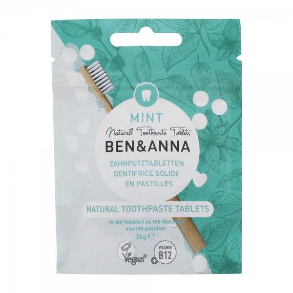 Ben & Anna Zahntabletten Mint ohne Fluorid